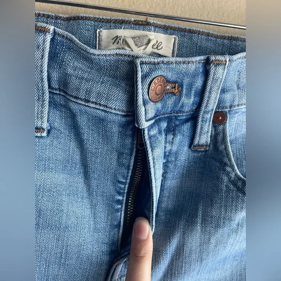 Madewell Women Blue High Rise Skinny Jeans Size 26 - Picture 2 of 10
